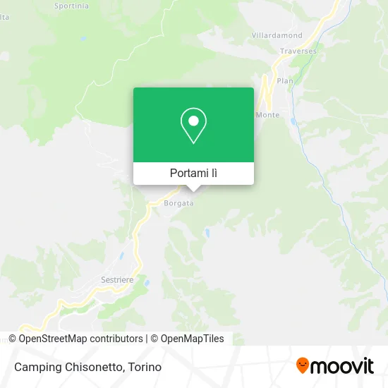 Mappa Camping Chisonetto