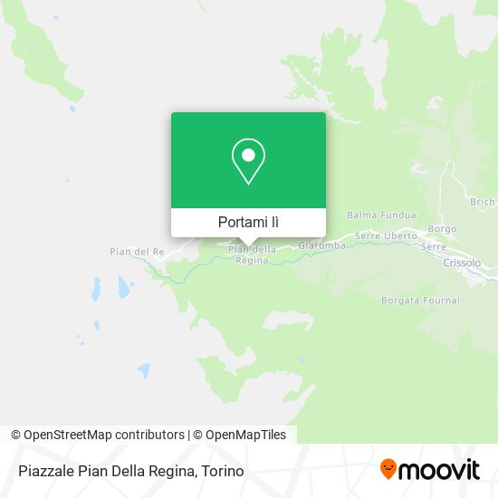 Mappa Piazzale Pian Della Regina