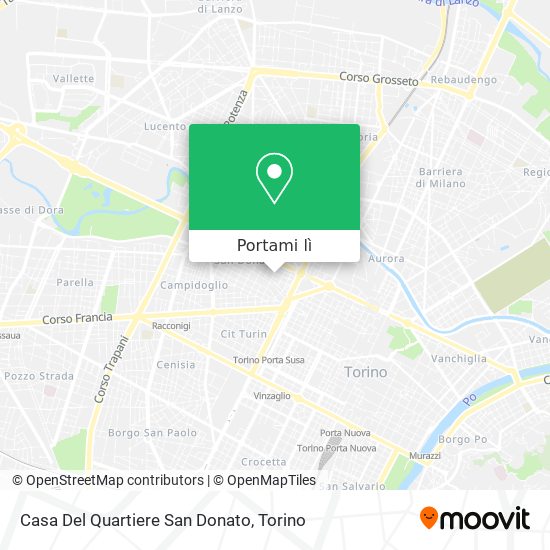 Mappa Casa Del Quartiere San Donato