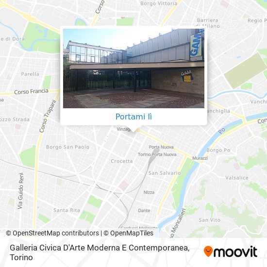 Mappa Galleria Civica D'Arte Moderna E Contemporanea