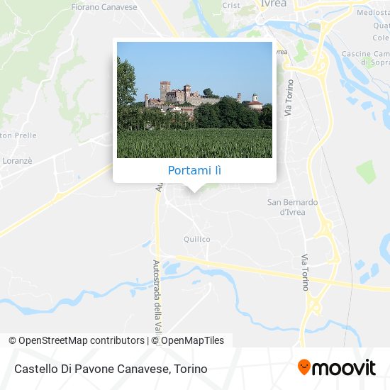 Mappa Castello Di Pavone Canavese