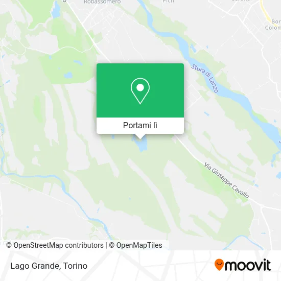 Mappa Lago Grande
