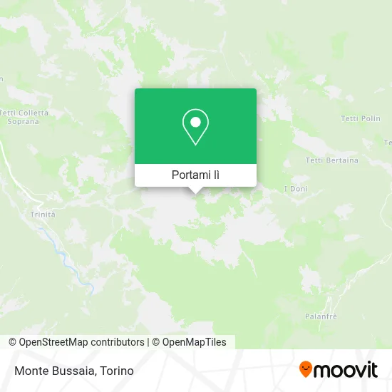 Mappa Monte Bussaia