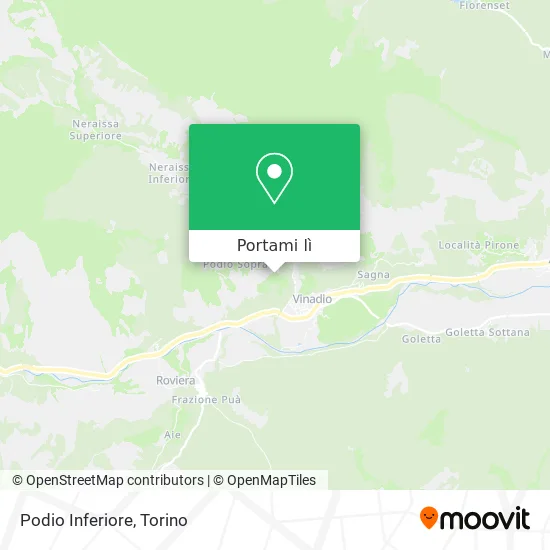 Mappa Podio Inferiore