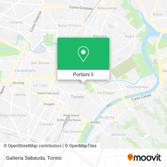 Mappa Galleria Sabauda