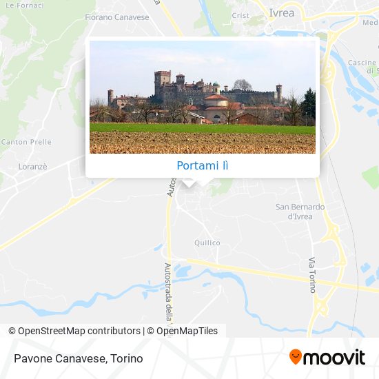 Mappa Pavone Canavese