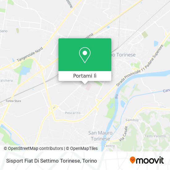 Mappa Sisport Fiat Di Settimo Torinese