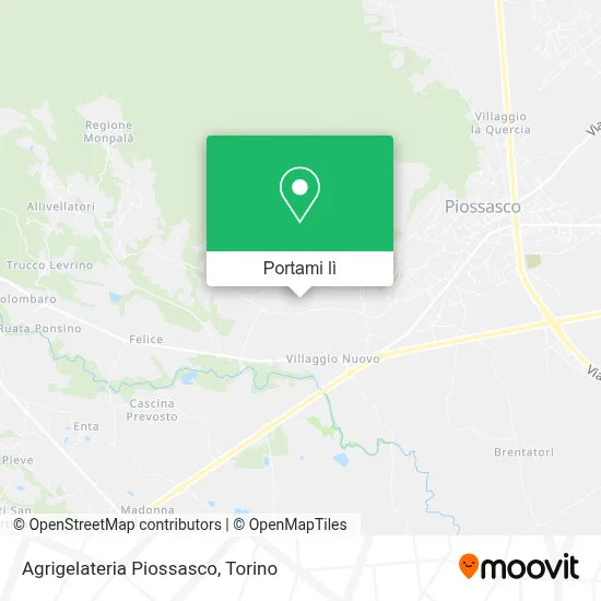 Mappa Agrigelateria Piossasco