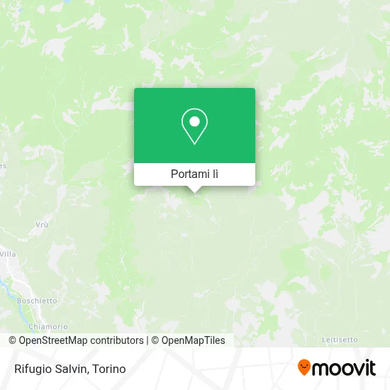 Mappa Rifugio Salvin
