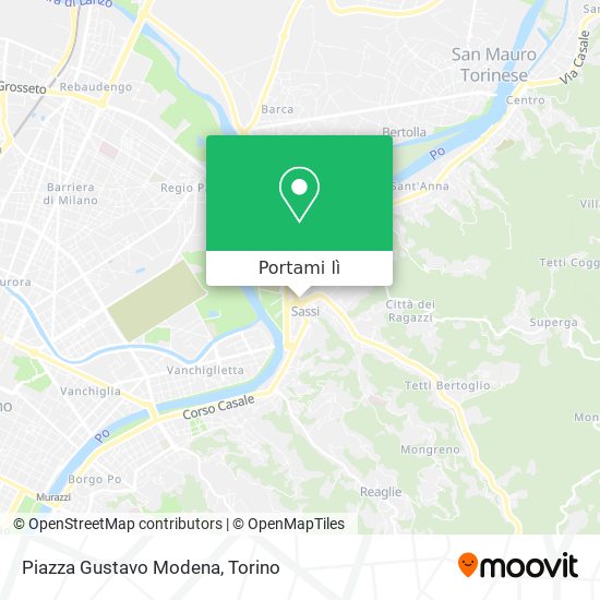 Mappa Piazza Gustavo Modena