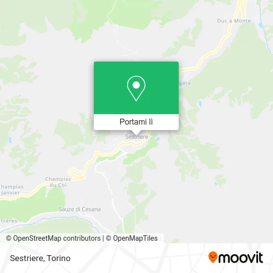 Mappa Sestriere