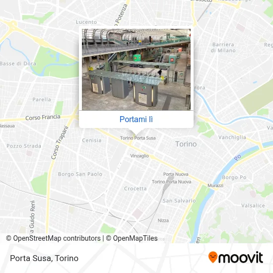 Mappa Porta Susa