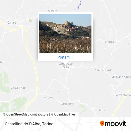 Mappa Castellinaldo D'Alba