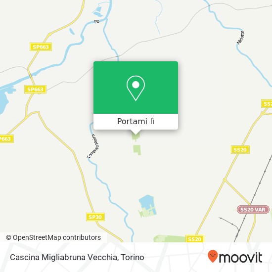 Mappa Cascina Migliabruna Vecchia