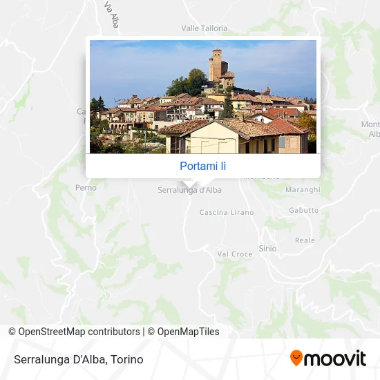 Mappa Serralunga D'Alba