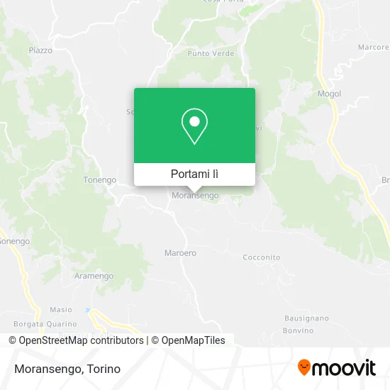 Mappa Moransengo