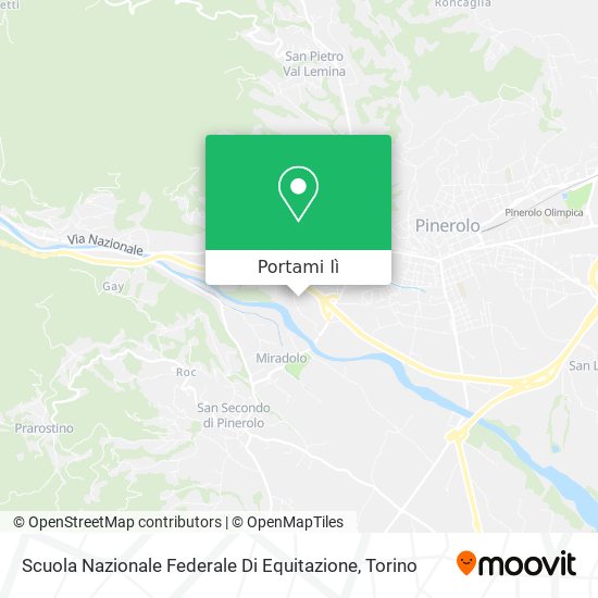 Mappa Scuola Nazionale Federale Di Equitazione