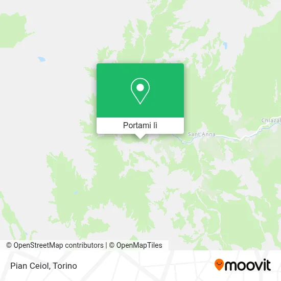 Mappa Pian Ceiol