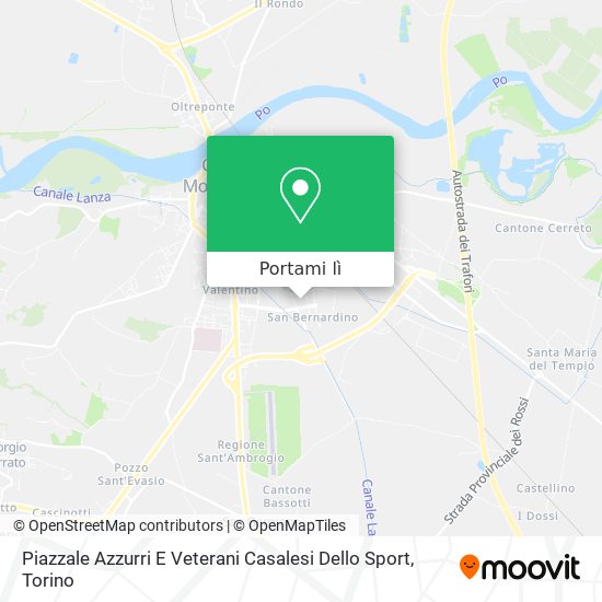 Mappa Piazzale Azzurri E Veterani Casalesi Dello Sport