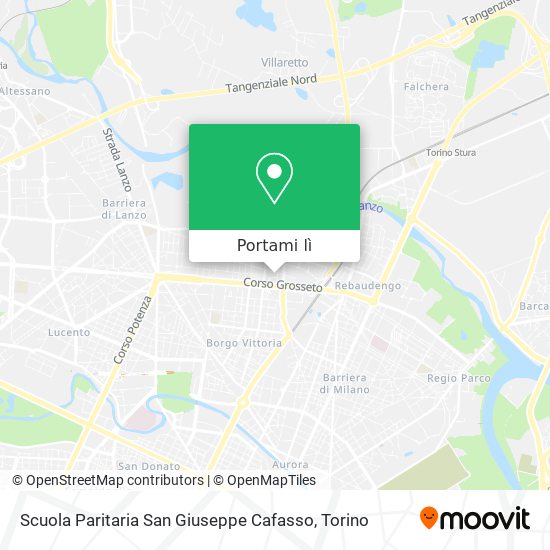 Mappa Scuola Paritaria San Giuseppe Cafasso