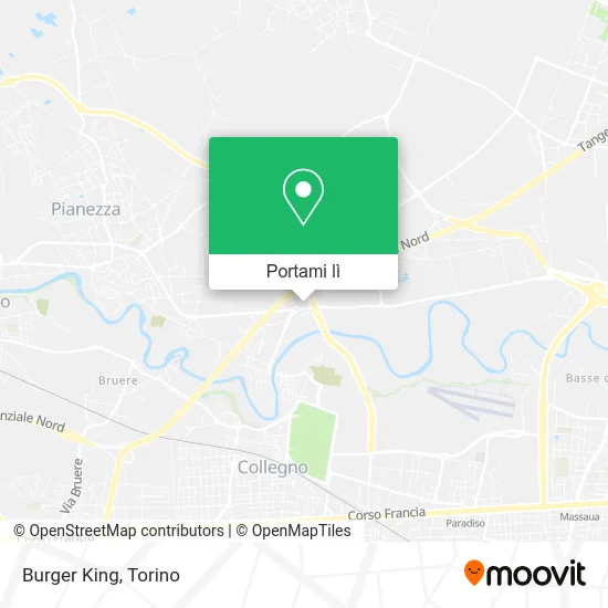Mappa Burger King