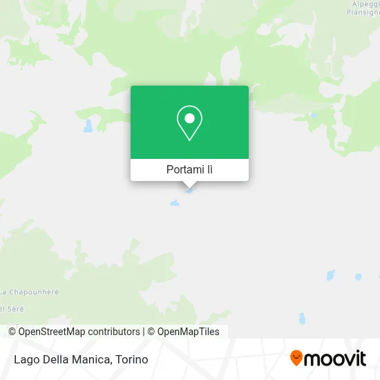 Mappa Lago Della Manica