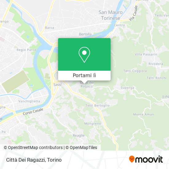 Mappa Città Dei Ragazzi