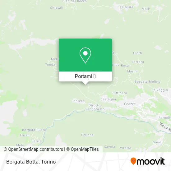 Mappa Borgata Botta