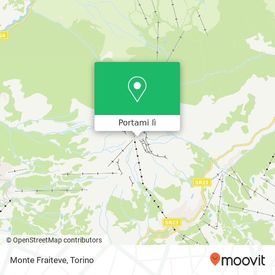 Mappa Monte Fraiteve