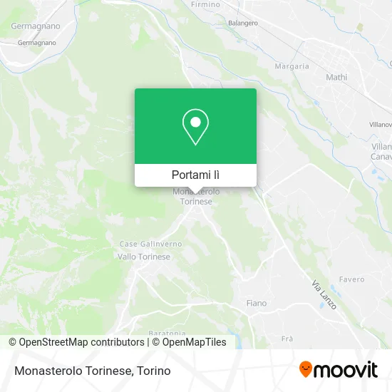 Mappa Monasterolo Torinese