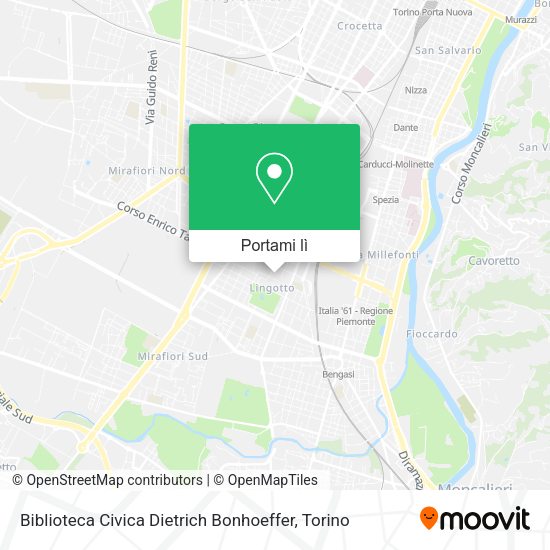 Mappa Biblioteca Civica Dietrich Bonhoeffer