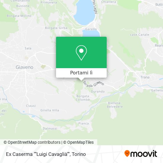 Mappa Ex Caserma ""Luigi Cavaglià""