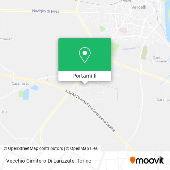Mappa Vecchio Cimitero Di Larizzate