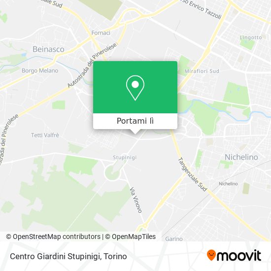 Mappa Centro Giardini Stupinigi