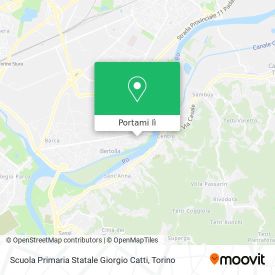 Mappa Scuola Primaria Statale Giorgio Catti