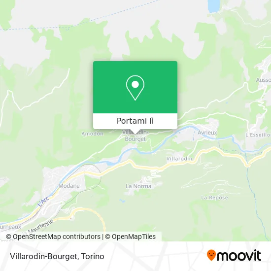 Mappa Villarodin-Bourget