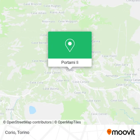 Mappa Corio