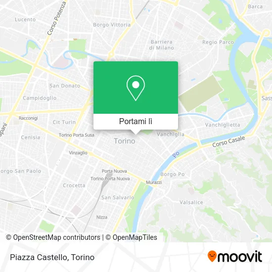 Mappa Piazza Castello