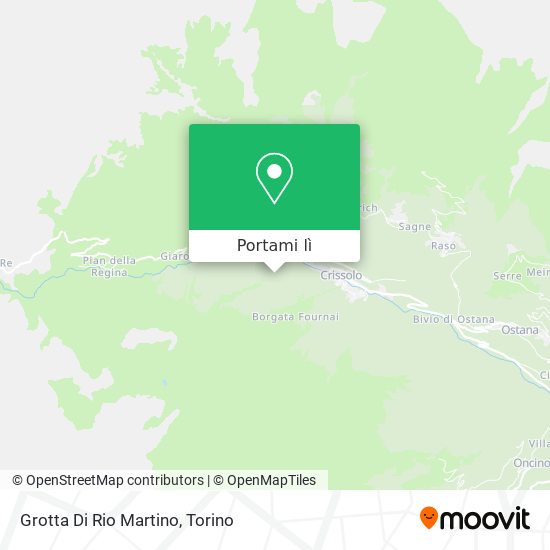 Mappa Grotta Di Rio Martino