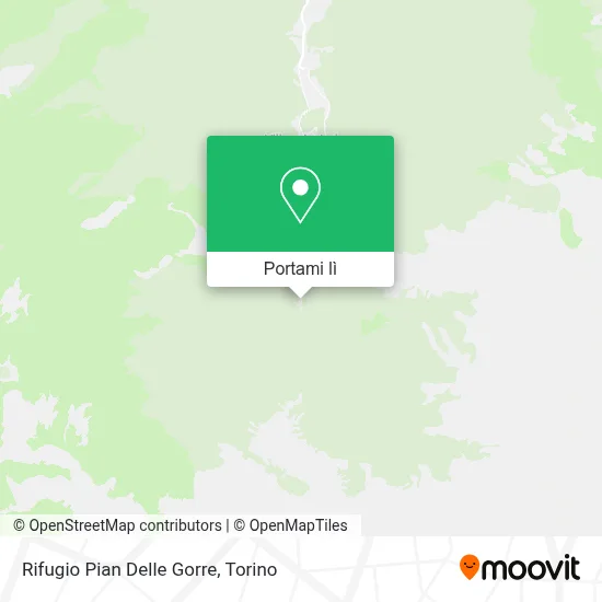 Mappa Rifugio Pian Delle Gorre