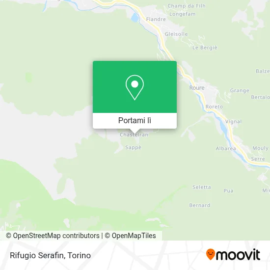 Mappa Rifugio Serafin