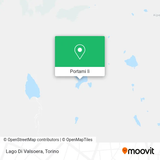 Mappa Lago Di Valsoera