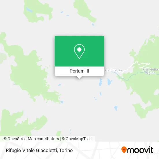Mappa Rifugio Vitale Giacoletti