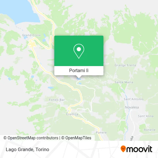 Mappa Lago Grande