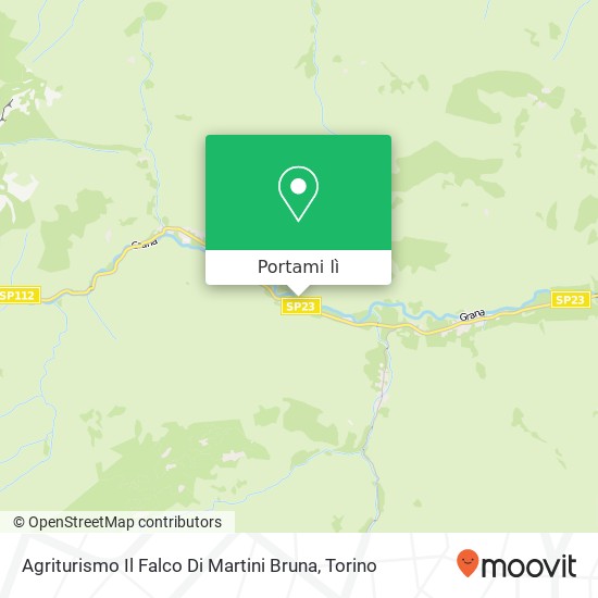 Mappa Agriturismo Il Falco Di Martini Bruna