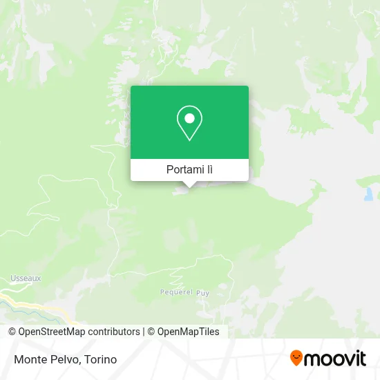 Mappa Monte Pelvo