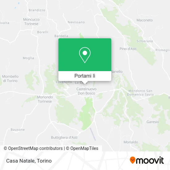 Mappa Casa Natale