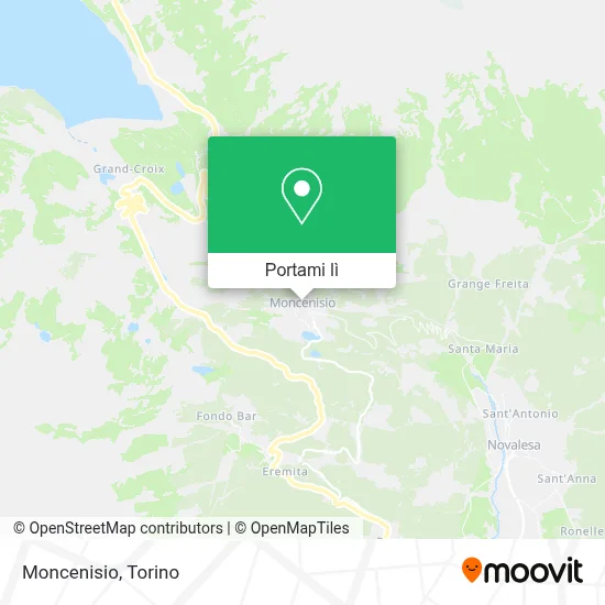 Mappa Moncenisio