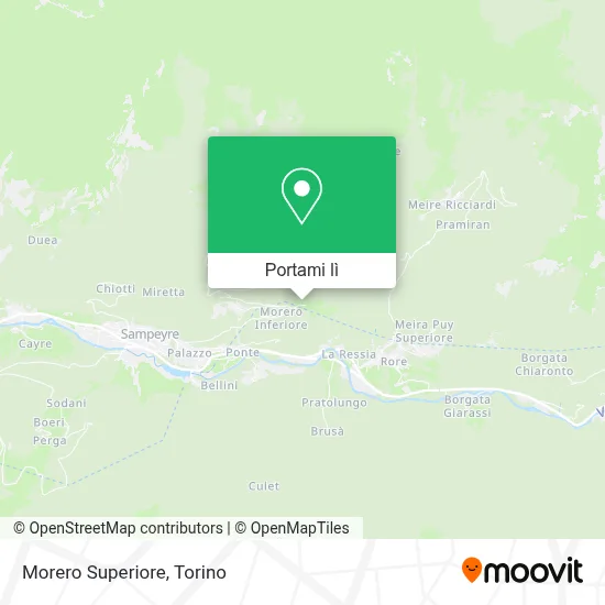 Mappa Morero Superiore