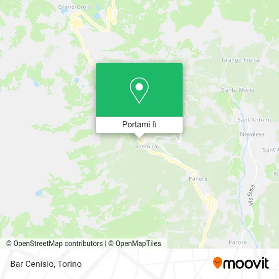 Mappa Bar Cenisio